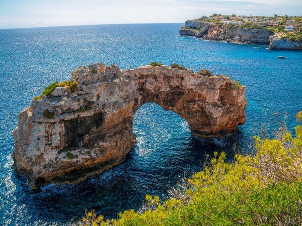 Produktbild: CALVENDO Puzzle Felsenbogen Es Pontas Mallorca | 1000 Teile Lege-Gr&ouml;&szlig;e 64x48cm Foto-Puzzle f&uuml;r gl&uuml;ckliche Stunden
