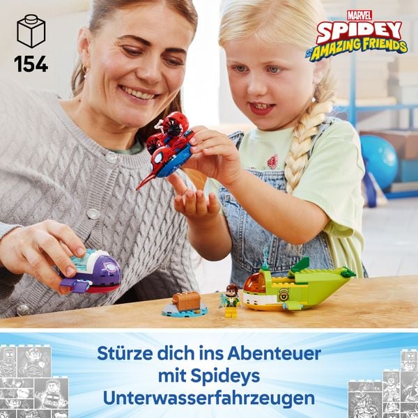 Produktbild: LEGO ǀ Marvel 11207 Spidey: Unterwasserfahrzeuge, Spielzeug ab 4 Jahren