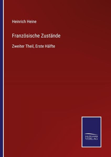 Produktbild: Franz&ouml;sische Zust&auml;nde
