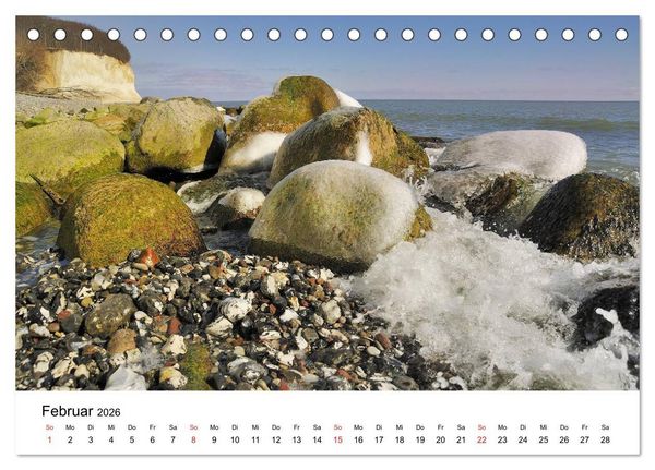 Produktbild: Insel R&uuml;gen Impressionen (Tischkalender 2026 DIN A5 quer), CALVENDO Monatskalender