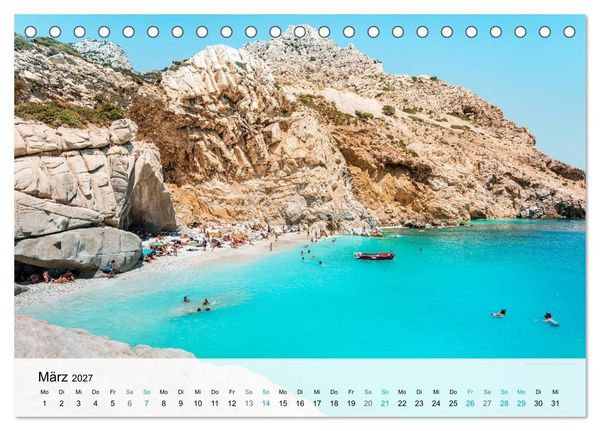 Produktbild: Griechenland - Inselparadies in Europa (Tischkalender 2027 DIN A5 quer), CALVENDO Monatskalender