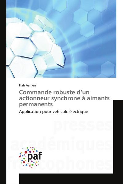 Produktbild: Commande robuste d'un actionneur synchrone &agrave; aimants permanents
