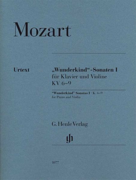 Wolfgang Amadeus Mozart - 'Wunderkind'-Sonaten Band I für Klavier und Violine KV 6-9