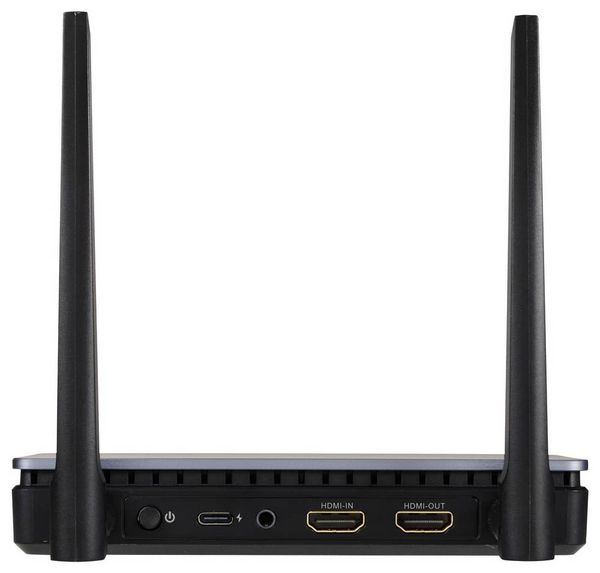 Produktbild: SpeaKa Professional SP-TR-500 Drahtloses Full HD Pr&auml;sentationssystem 30 m 5 GHz, 2.4 GHz 1920 x 1080 Pixel Sichere Funk&uuml;bertragung