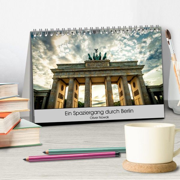 Produktbild: Ein Spaziergang durch Berlin (Tischkalender 2026 DIN A5 quer), CALVENDO Monatskalender
