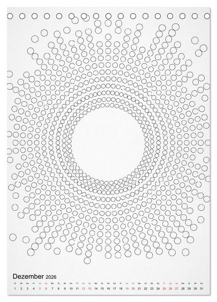 Produktbild: Geometric Graphik Art (Tischkalender 2026 DIN A5 hoch), CALVENDO Monatskalender