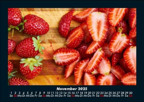 Produktbild: Obstkalender 2025 Fotokalender DIN A5