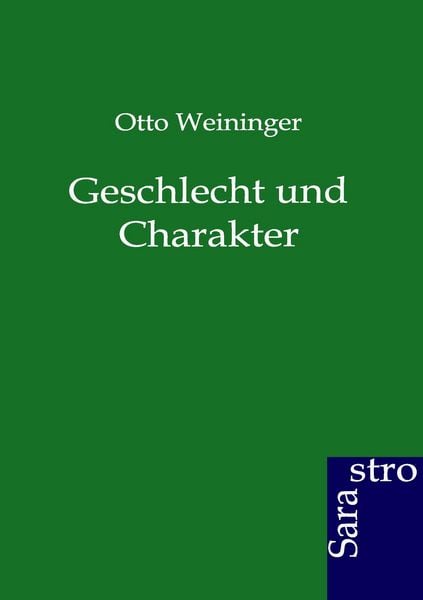 Produktbild: Geschlecht und Charakter