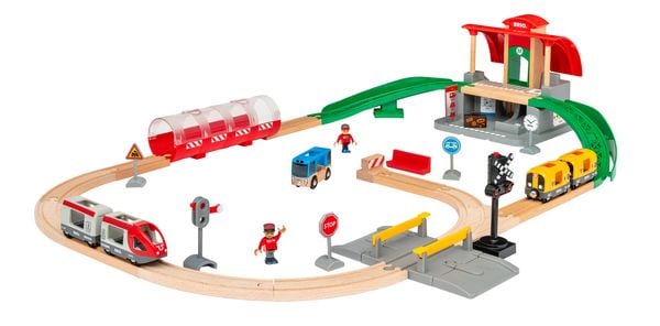 BRIO - Großes City Bahnhof Set