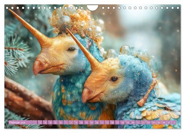 Produktbild: Humorvolle tierische Sch&ouml;pfungen - Hybridtiere (Wandkalender 2026 DIN A4 quer), CALVENDO Monatskalender