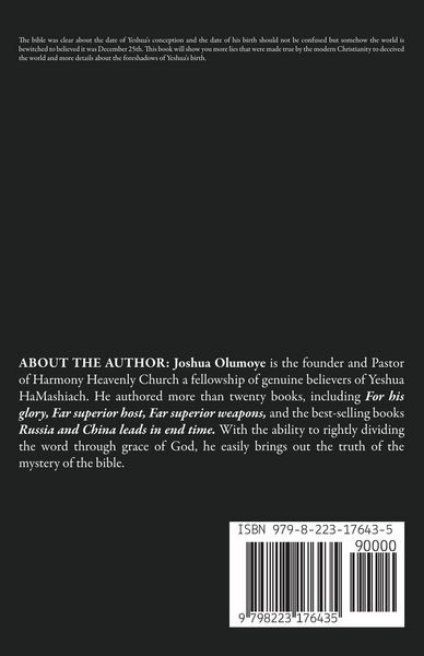 Produktbild: Yeshua Born December or April?