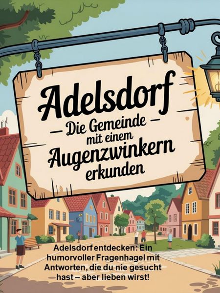 Produktbild: Adelsdorf - Die Gemeinde mit einem Augenzwinkern erkunden