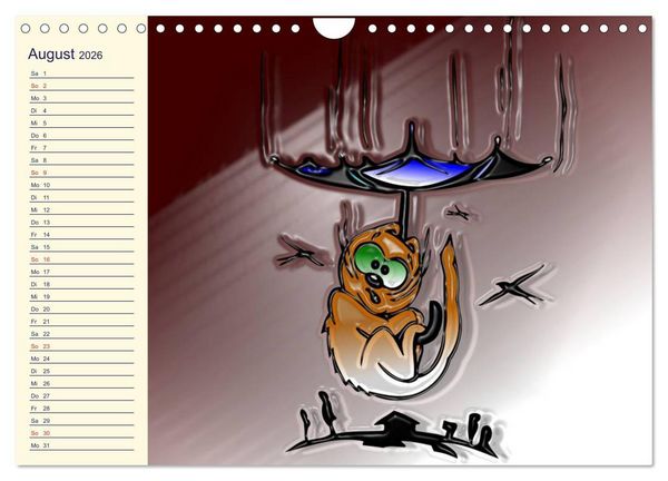 Produktbild: Alles f&uuml;r die Katz! Lustiger Katzen-Planer (Wandkalender 2026 DIN A4 quer), CALVENDO Monatskalender