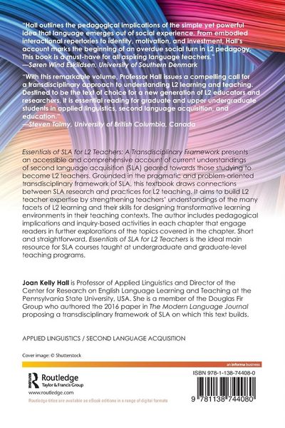 Produktbild: Essentials of SLA for L2 Teachers