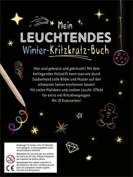 Produktbild: Mein leuchtendes Winter-Kritzkratz-Buch