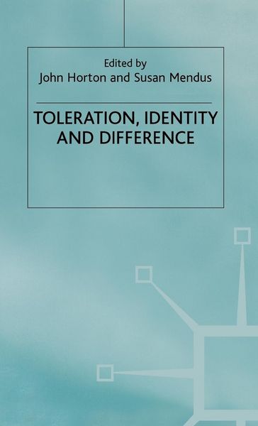 Produktbild: Toleration, Identity and Difference