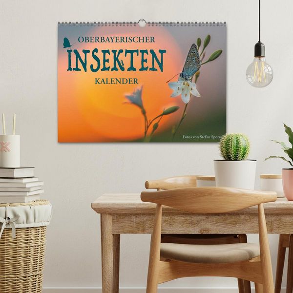 Produktbild: Oberbayerischer Insekten Kalender (Wandkalender 2026 DIN A3 quer), CALVENDO Monatskalender