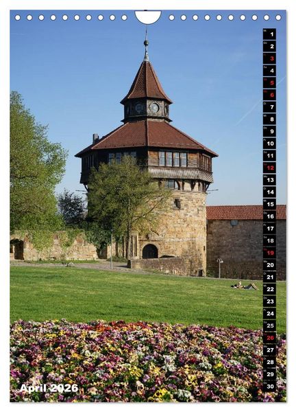 Produktbild: Esslingen in Hochform (Wandkalender 2026 DIN A4 hoch), CALVENDO Monatskalender