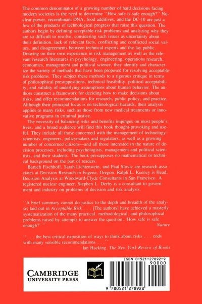 Produktbild: Acceptable Risk