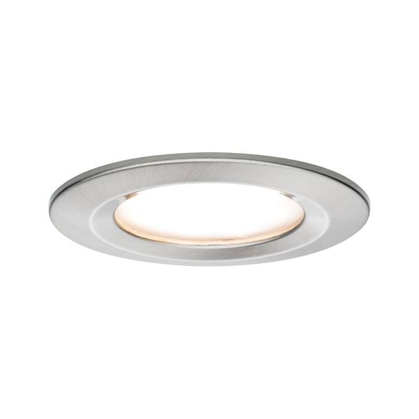 Paulmann Nova Bad-Einbauleuchte LED LED 6W IP44 Eisen (gebürstet)