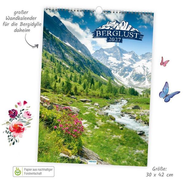 Produktbild: TR&Ouml;TSCH - Gro&szlig;bildkalender Berglust 2027