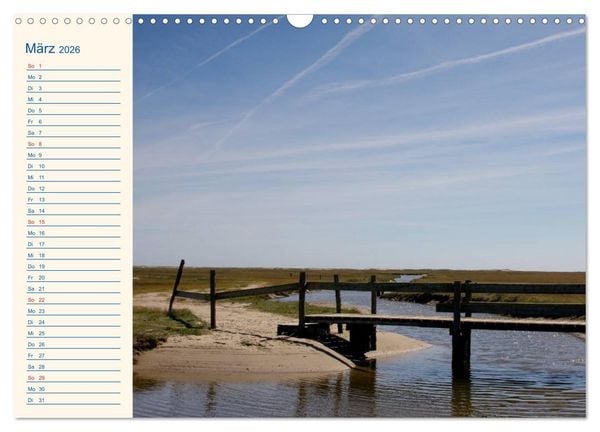 Produktbild: Urlaub auf Borkum (Wandkalender 2026 DIN A3 quer), CALVENDO Monatskalender