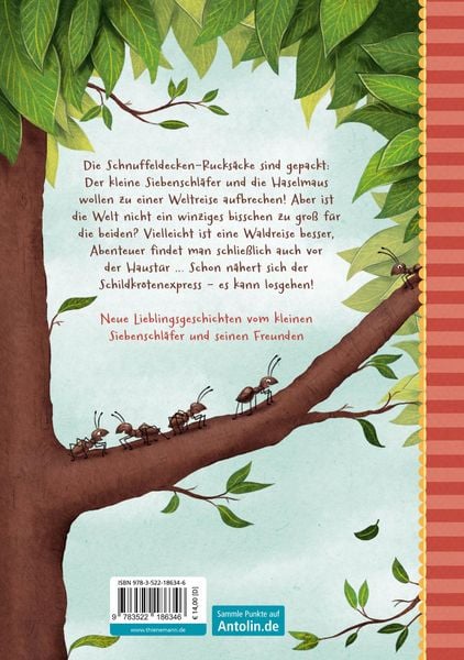 Produktbild: Der kleine Siebenschl&auml;fer: Ein Rucksack voller Waldgeschichten