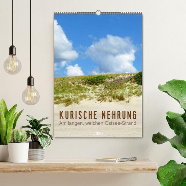 Produktbild: Kurische Nehrung &ndash; Am langen, weichen Ostsee-Strand (Wandkalender 2026 DIN A2 hoch), CALVENDO Monatskalender