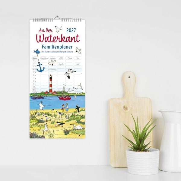 Produktbild: An der Waterkant Familienplaner 2027 - Margret Bernard