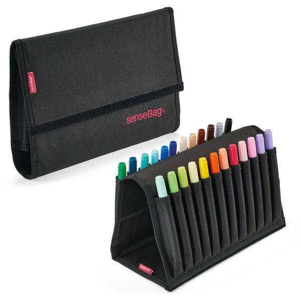 Transotype Federmappe senseBag für 24 Marker schwarz