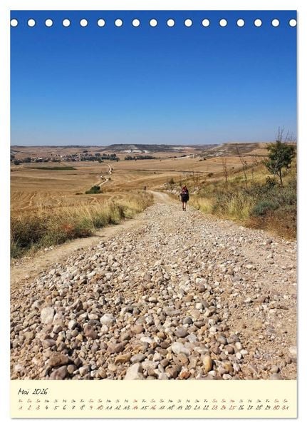 Produktbild: Buen Camino - Auf dem Jakobsweg - Camino Franc&eacute;s (Tischkalender 2026 DIN A5 hoch), CALVENDO Monatskalender