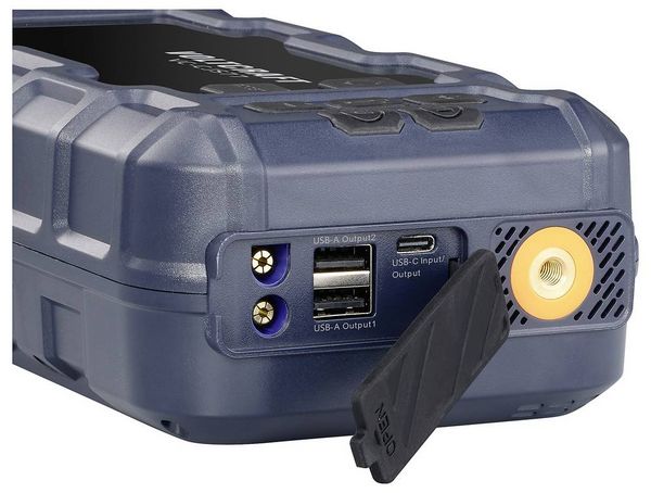 Produktbild: VOLTCRAFT Schnellstartsystem VC-CJS77 VC-16533725 Starthilfestrom (12 V)=600A USB-Steckdose 2x, Lade- und Aufbewahrungsstation