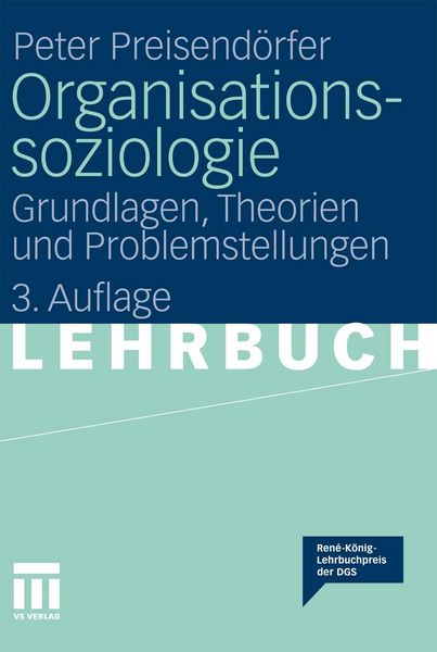 Produktbild: Organisationssoziologie