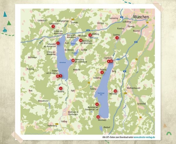 Produktbild: Fünfseenland. Radeln für die Seele