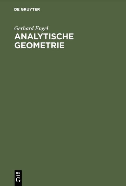 Produktbild: Analytische Geometrie