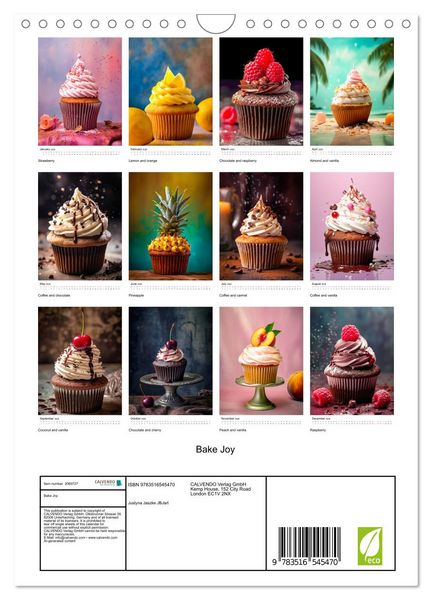 Produktbild: Bake Joy (Wall Calendar 2026 DIN A4 portrait), CALVENDO 12 Month Wall Calendar