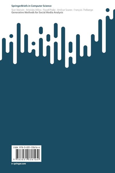 Produktbild: Generative Methods for Social Media Analysis