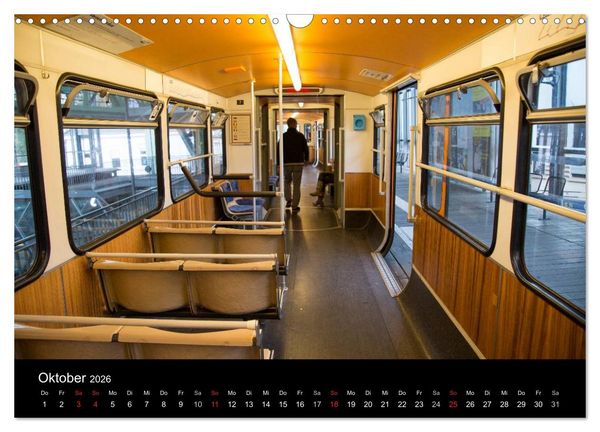 Produktbild: Die Wuppertaler Schwebebahn (Wandkalender 2026 DIN A3 quer), CALVENDO Monatskalender