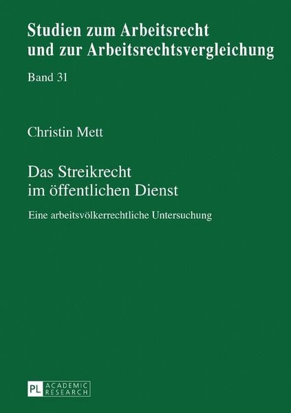 Produktbild: Das Streikrecht im &ouml;ffentlichen Dienst