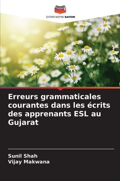 Produktbild: Erreurs grammaticales courantes dans les &eacute;crits des apprenants ESL au Gujarat