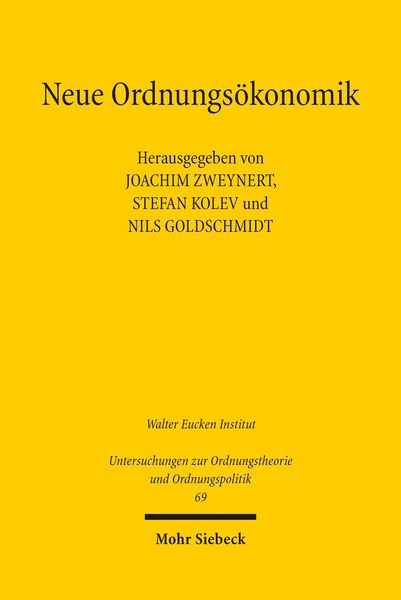 Produktbild: Neue Ordnungs&ouml;konomik