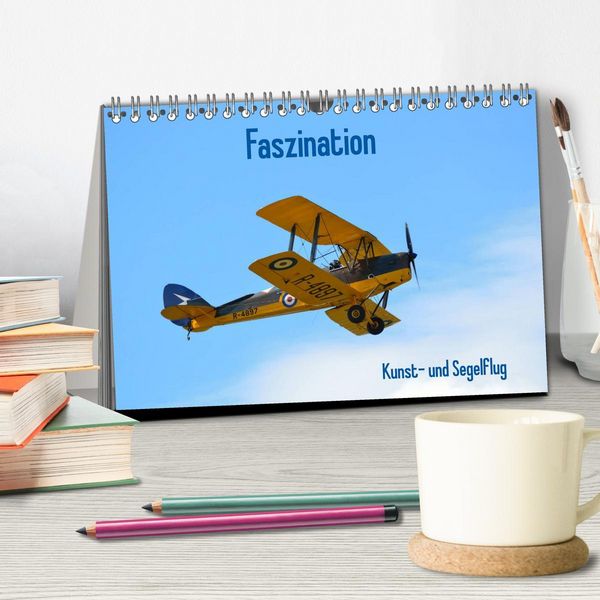 Produktbild: Faszination Kunst- und Segelflug (Tischkalender 2026 DIN A5 quer), CALVENDO Monatskalender