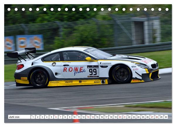 Produktbild: Faszination GT3 RACING (Tischkalender 2026 DIN A5 quer), CALVENDO Monatskalender