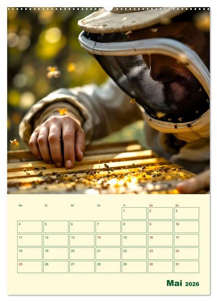 Produktbild: Bienenblick &ndash; Ein Jahr mit den Bienen (hochwertiger Premium Wandkalender 2026 DIN A2 hoch), Kunstdruck in Hochglanz