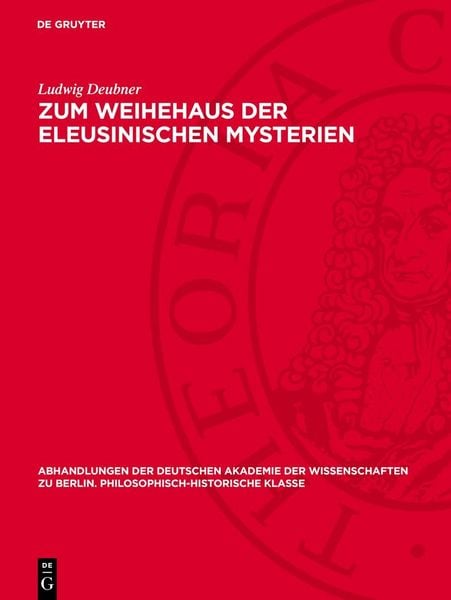 Produktbild: Zum Weihehaus der eleusinischen Mysterien