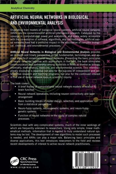 Produktbild: Artificial Neural Networks in Biological and Environmental Analysis