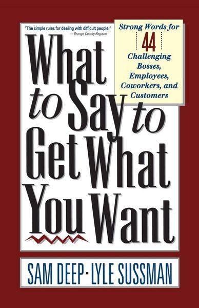 Produktbild: What to Say to Get What You Want