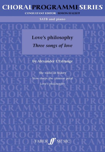 Produktbild: L'Estrange, A: Love's Philosophy
