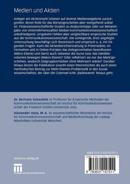 Produktbild: Medien und Aktien