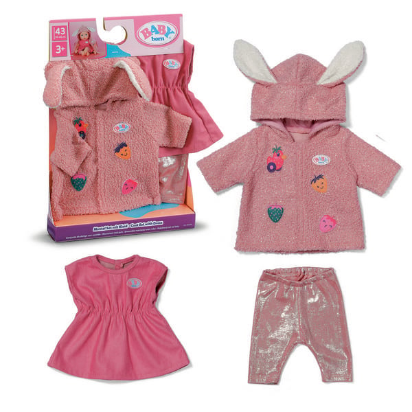 Produktbild: BABY born Mantel Set mit Kleid 43cm